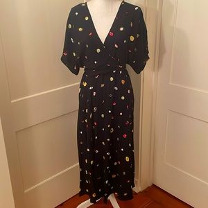 Diane Von Furstenberg Kimono Sleeve Wrap Dress